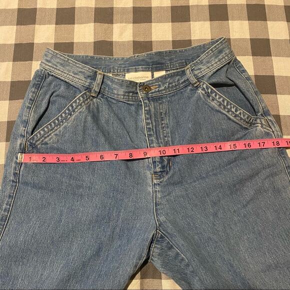 Vintage Liz Claiborne Mom Jean Capris Women's Size 8 Light Wash High Waisted - Picture 9 of 10